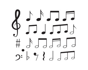 Music note Icon Vector