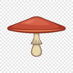 Lepiota procera mushroom icon. Cartoon illustration of lepiota procera mushroom vector icon for web design