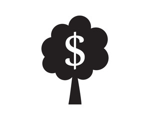 money tree  logo vector