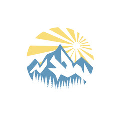 Ice Mountain logo design inspiration