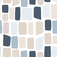 Pebbles seamless pattern. Texture of a brick wall.