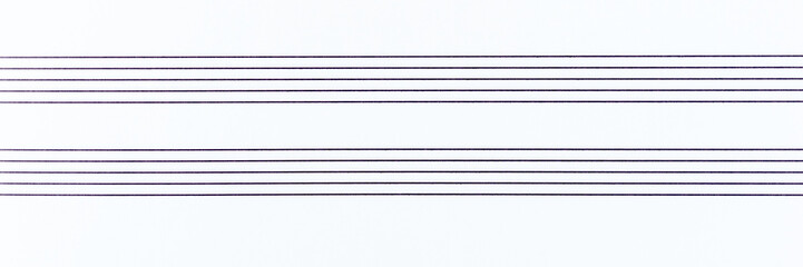 Empty sheet of notes template for beginners. Sheet of notes background