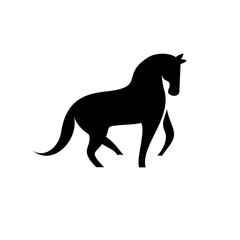 Silhouette Horse logo design inspiration