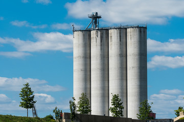 Getreidesilos in Heilbronn