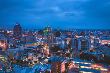 Obraz premium Aerial Landscape of San Antonio Texas