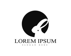 Rabbit Logo template vector icon