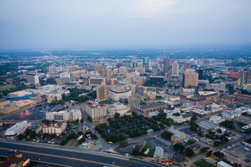 Fototapeta na wymiar Aerial Landscape of San Antonio Texas