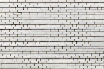 White brick wall background and wallpaper