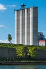 Getreidesilos in Heilbronn