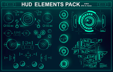 Futuristic virtual graphic touch user interface, target