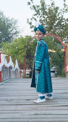 Fototapeta premium circumcision boy dressed in traditional clothing
