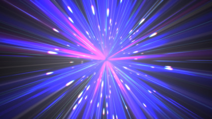 Naklejka premium pulses star ray color abstract