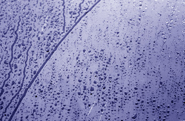 Condensation drops texture in blue tone.