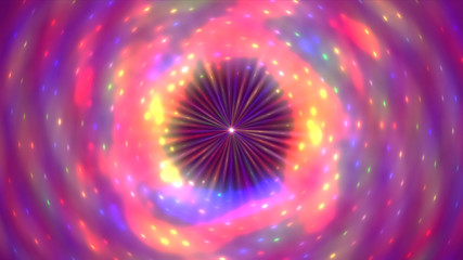 Obraz premium pulses star ray color abstract