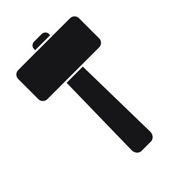 Hammer icon, hammer symbol, vector.