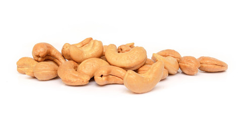 Cashews nut isolated on white background
