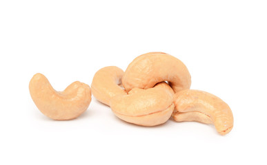Cashews nut isolated on white background