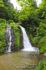 Obraz premium 【山形県 日本の観光名所】白銀の滝
