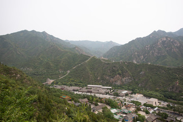 Fototapeta na wymiar chinese great wall beijing landscape