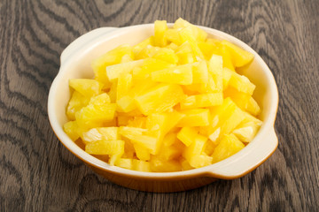 Canned pineapple