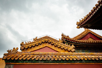 Fototapeta na wymiar beijing forbidden city palace