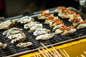 chinese street food market harbin