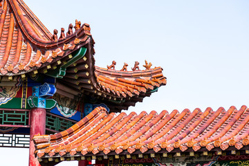 Fototapeta na wymiar old fashion chinese pavilion