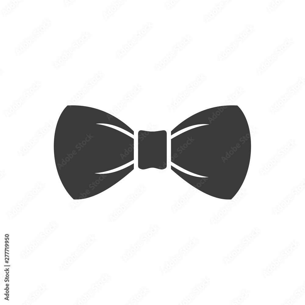 Poster bow tie icon template color editable. bow tie symbol vector sign isolated on white background. simpl