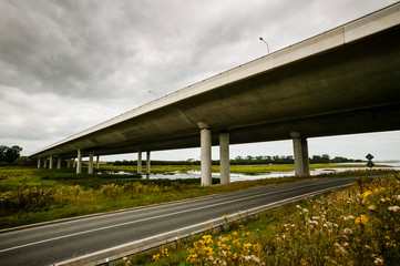 Obraz premium Broadmeadow Bridge concrete overpass