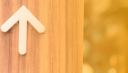 wooden sign on a wooden background