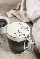Black Sesame Cappuccino