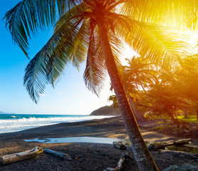 Sunset in Guadeloupe