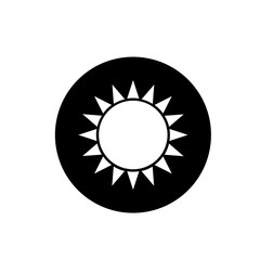 sun icon template vector illustration vector - vector