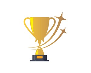 Trophy  vector icon winner illustration