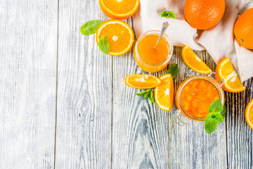Homemade orange jam