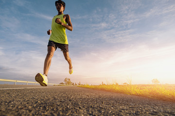 Sports images that represent running