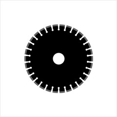 Circular Saw Disk Icon Design
