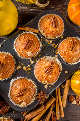 Homemade Autumn Pumpkin Muffins