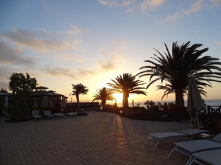 Obraz premium sunset on beach
