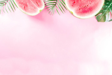 Creative watermelon layout