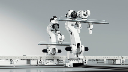 Interacting Industrial Robots