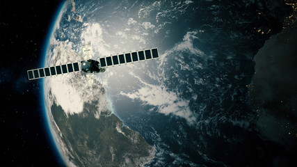 Satellite Telescope Passes Earth