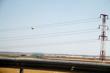 Electricity towe in the countryside