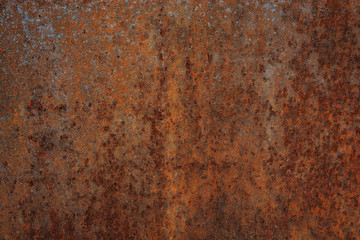 Rusty old sheet metal background