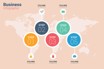 Infographics design vector and business icons with 3 options.