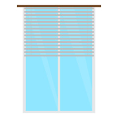 Isolated window image on a white background - Vector