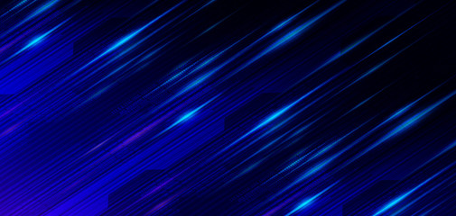 Dark Blue Futuristic Light Star on Circuit board system Background,Hi-tech and technology Concept design,Vector Illustration.