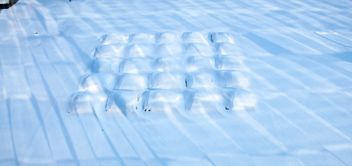 Snowy Abstract Shapes