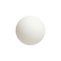 Table tennis ball isolated on white