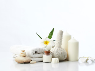 Herbal compress and spa massage